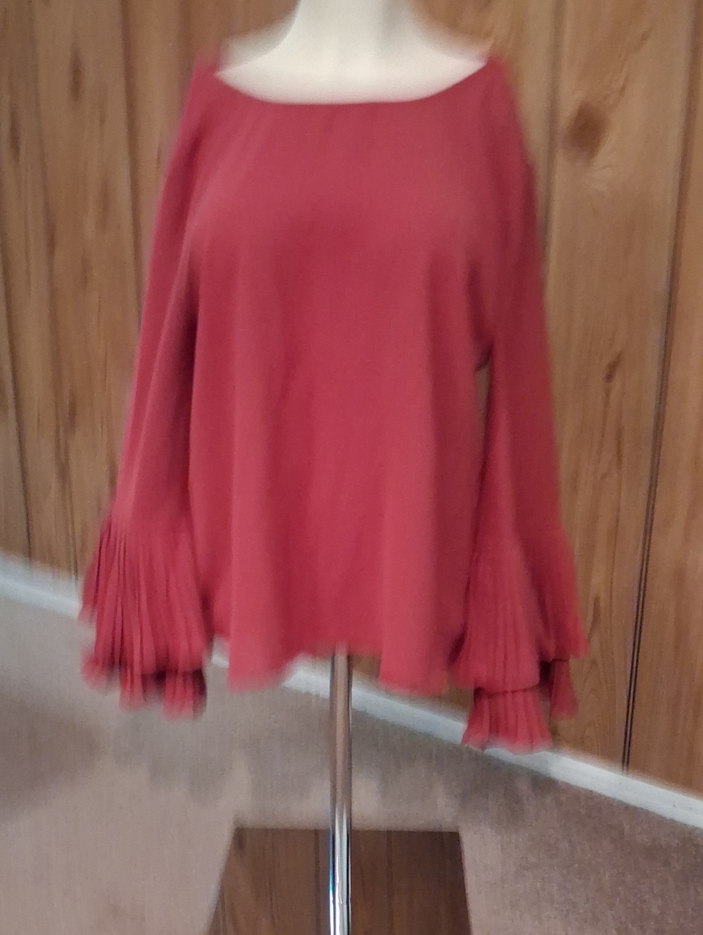 Pink Lily Off-the-Shoulder Sweater in Rose